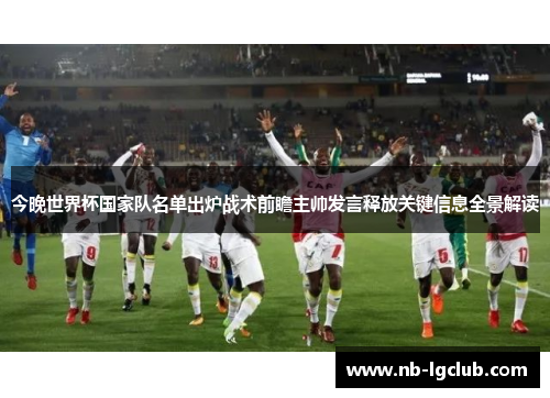 今晚世界杯国家队名单出炉战术前瞻主帅发言释放关键信息全景解读